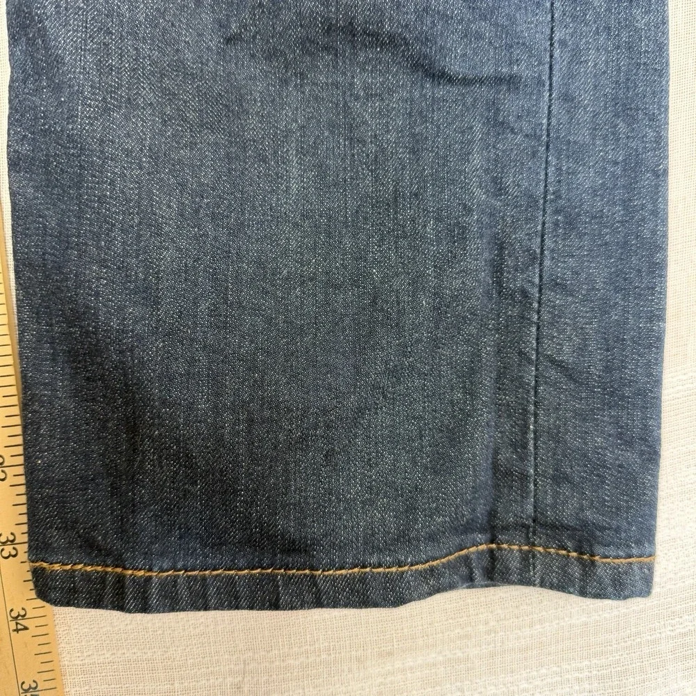 Levi's 514 Regular Straight Fit Men's Jeans Sz 34x34 Dark Wash Fade EUC